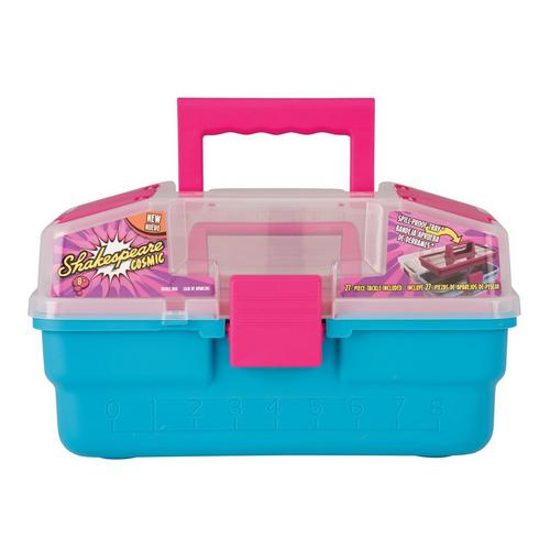 Shakespeare Cosmic Tackle Box Raspberry Pink Fly Fishing Tackle Box